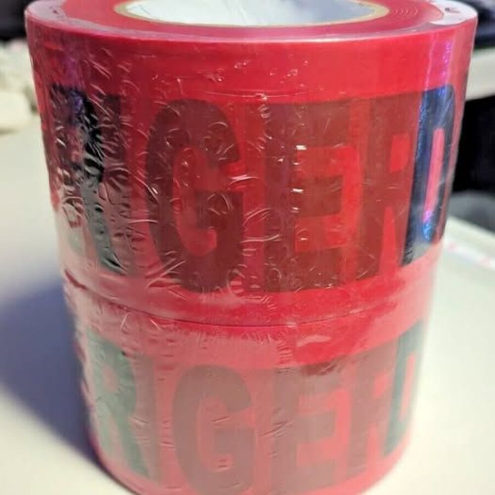 Halloween Decorations - Red Danger Do Not Enter Tape 3"x1000 Ft. Roll x 2 rolls - Picture 6 of 9
